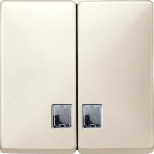 Лицевая панель Schneider Electric Merten Antique для 2-кл. выключателя с подсветкой бежевый картинка